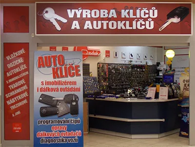 Provozovna Výroba klíčů a autoklíčů v obchodním domě Kaufland